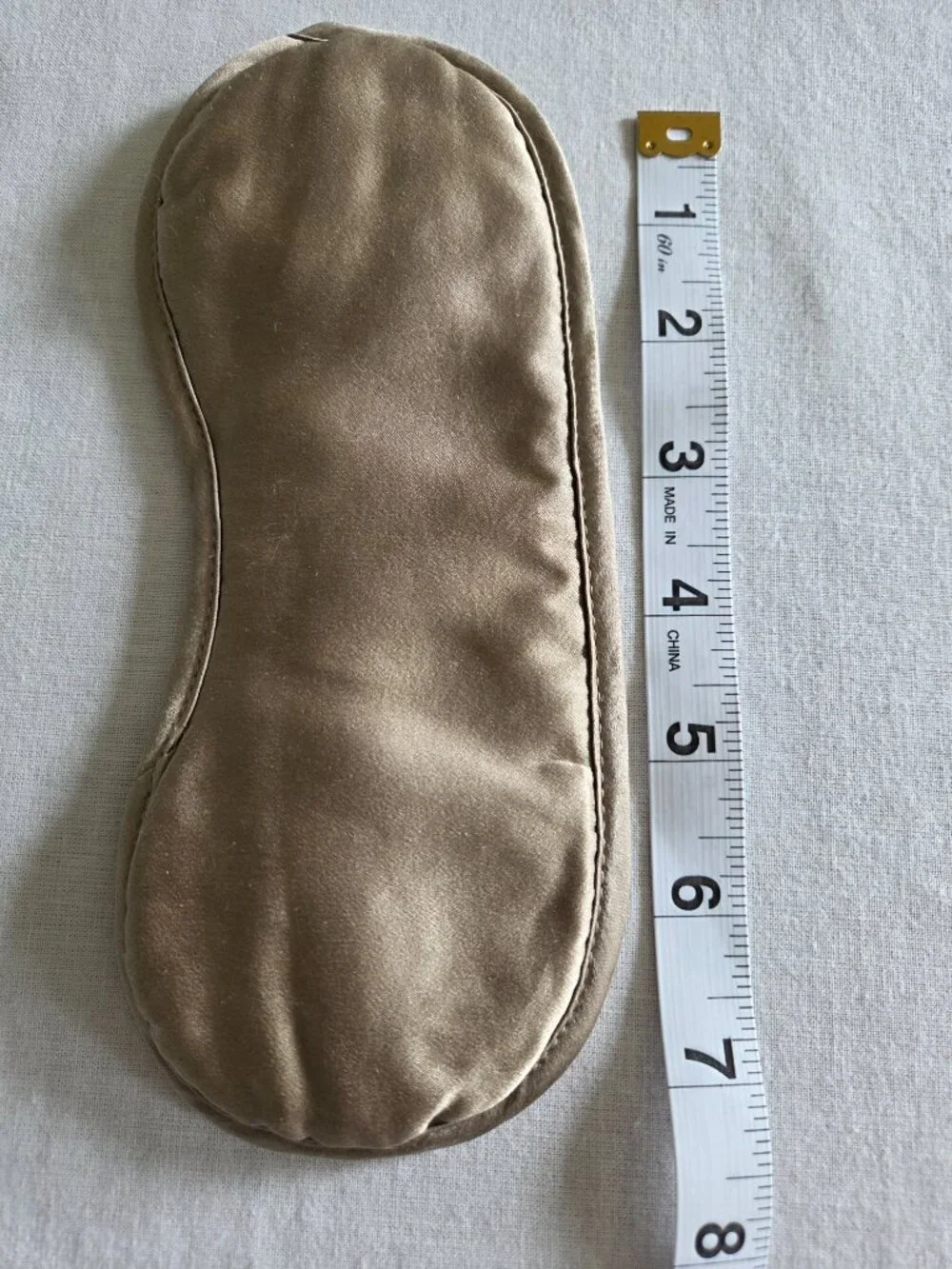 Pure Silk Taupe Sleep Mask - Comfortable Eye Mask for Travel and Rest